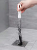 4pcs Drain Pipe Cleaning Tool Set (With Storage Hook)/1pc Unclogger + 1pc Storage Hook, Includes Flexible Pipe Unclogger And Brush, Sink Hair Clog Remover Strip, Effectively Captures Hair And Cleans Drain Pipes, Suitable For Kitchen And Bathroom